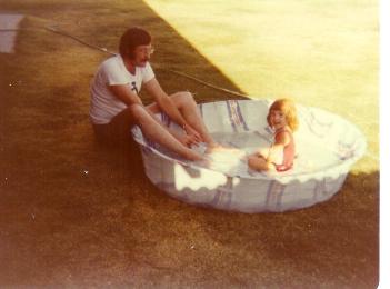 Me with my Uncle Jim, 1975